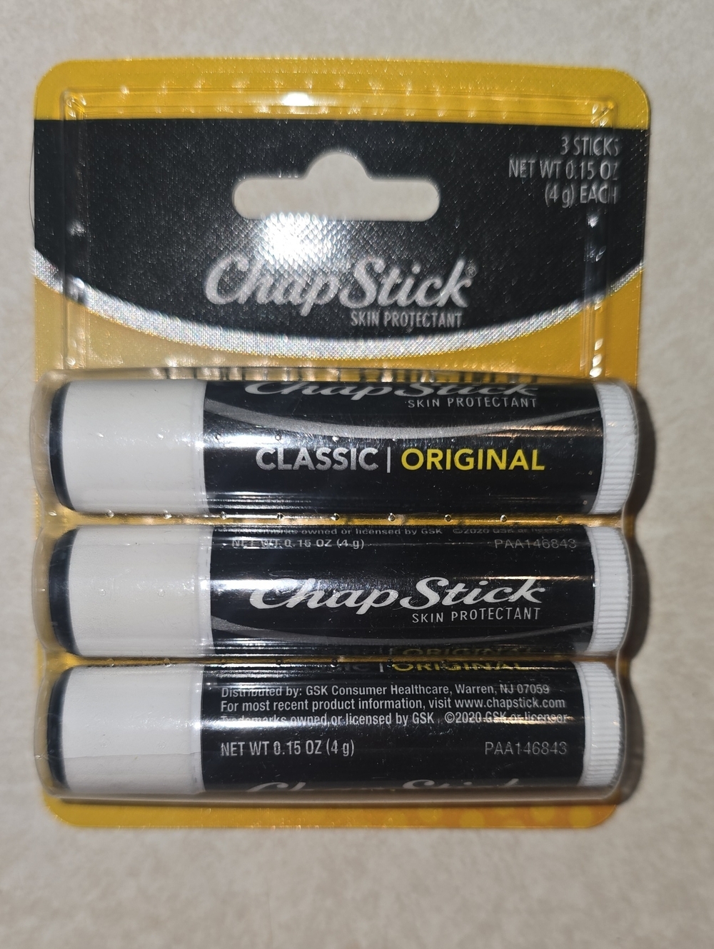 Chapstick Classic 3 Pack